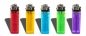 Preview: Neon Transparent Einwegfeuerzeug Reibrad-Feuerzeug