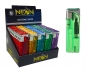 Preview: Neon Elektronik Feuerzeug Slim Transparent 4148