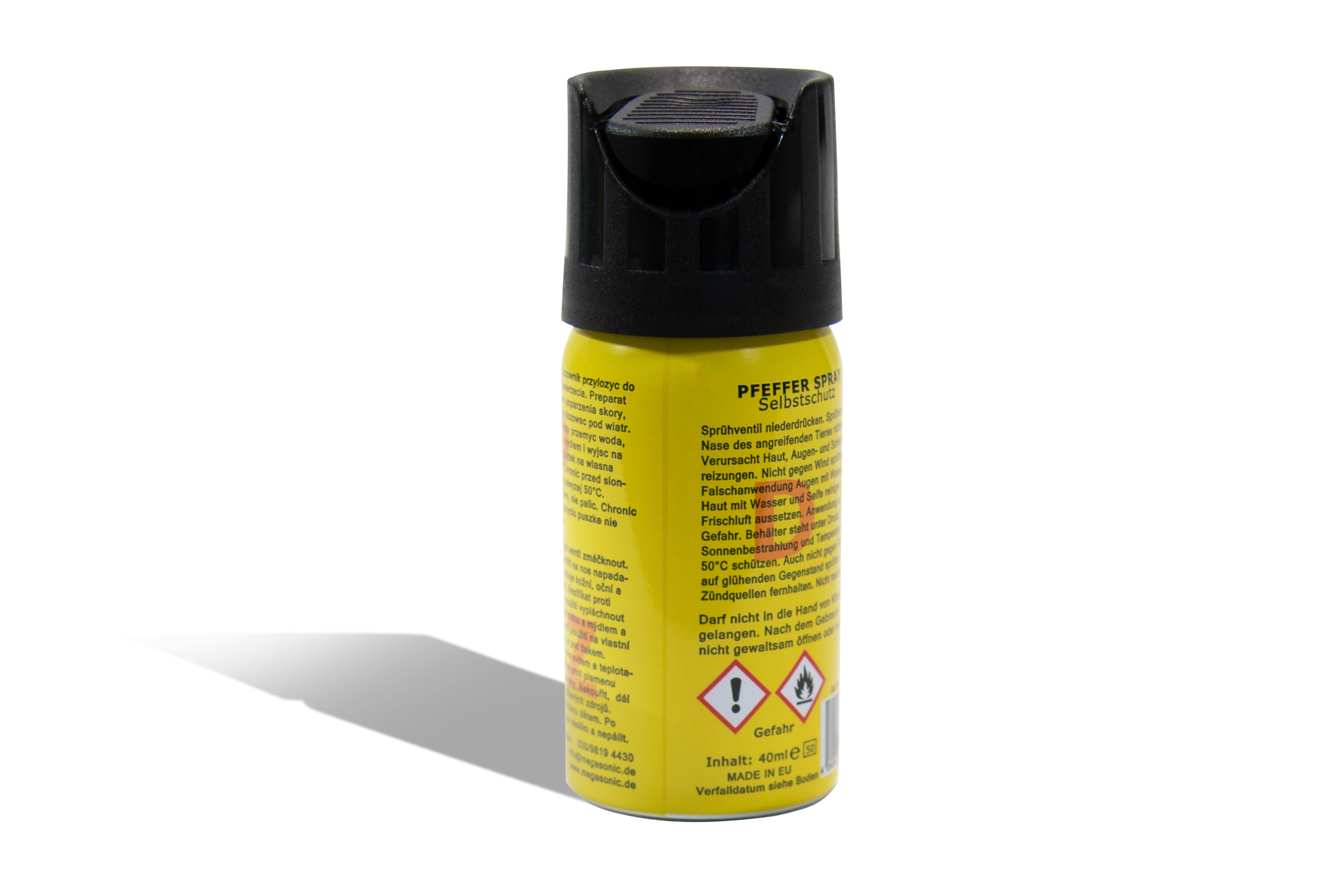 Mega Sonic Online Grosshandel - Rsonic Pfeffer-Spray K.O. - Fog. Spray Gas  Tränengas 40ml Abwehrspray