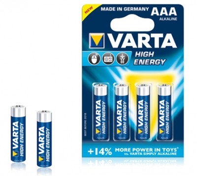 Varta R3 High Enegy Alkaline Batterie 4er